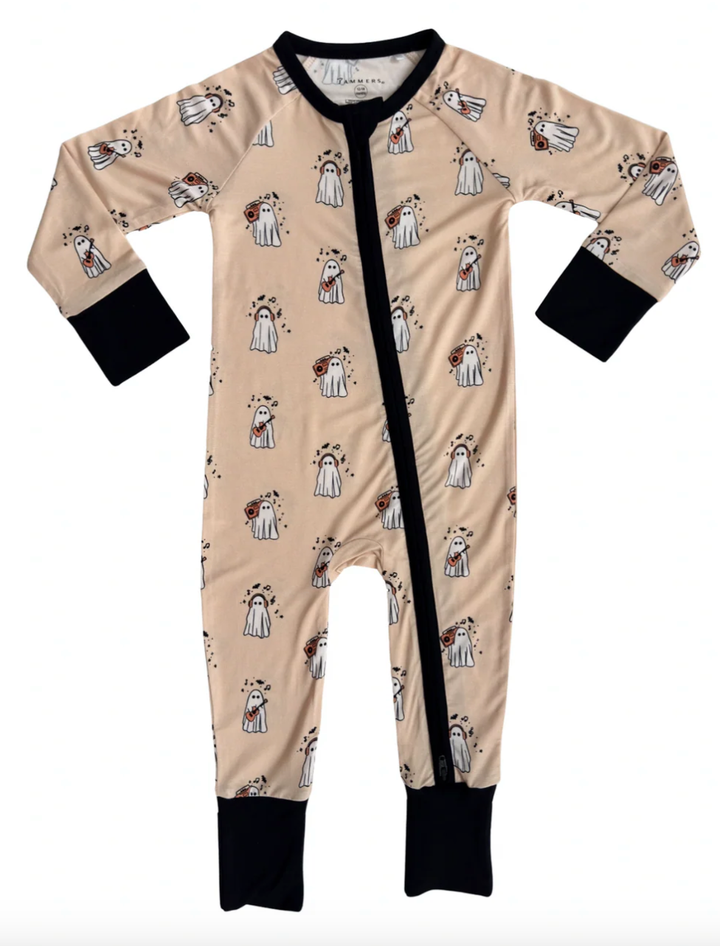 In My Jammers -DJ BooMBox Romper in Black