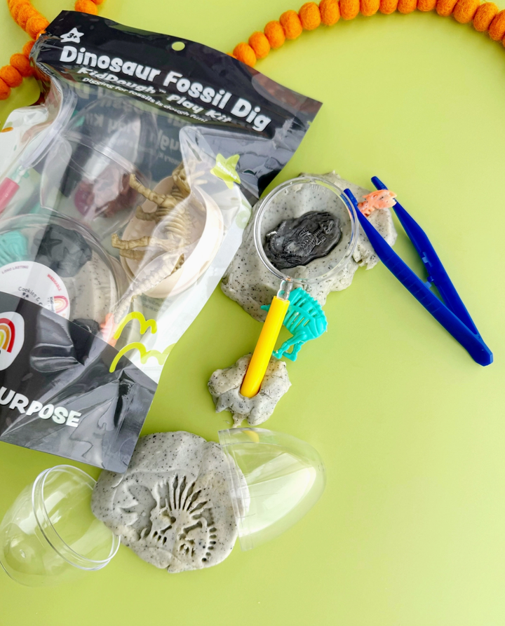 KidDoughs - Dinosaur Fossil Dig Playkit