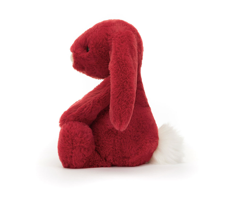 Jellycat - Huge Bashful Luxe Bunny in Scarlett - 20"
