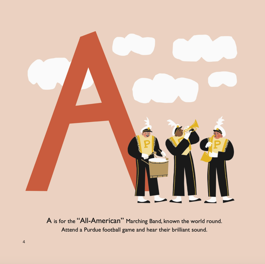 Purdue University A to Z Book by Mary Voelker - Hard Cover