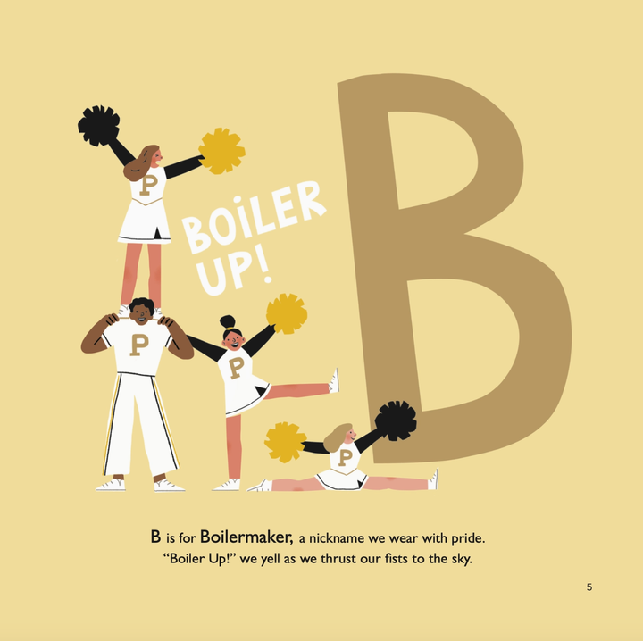 Purdue University A to Z Book by Mary Voelker - Hard Cover