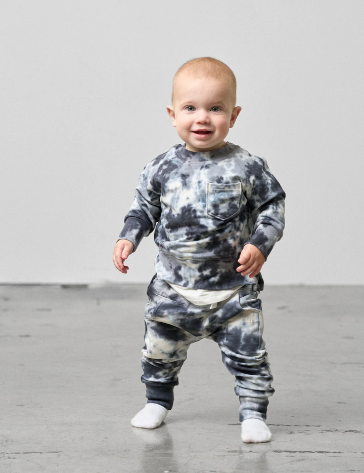 Little Bipsy - Marble Pullover in Blue (7)