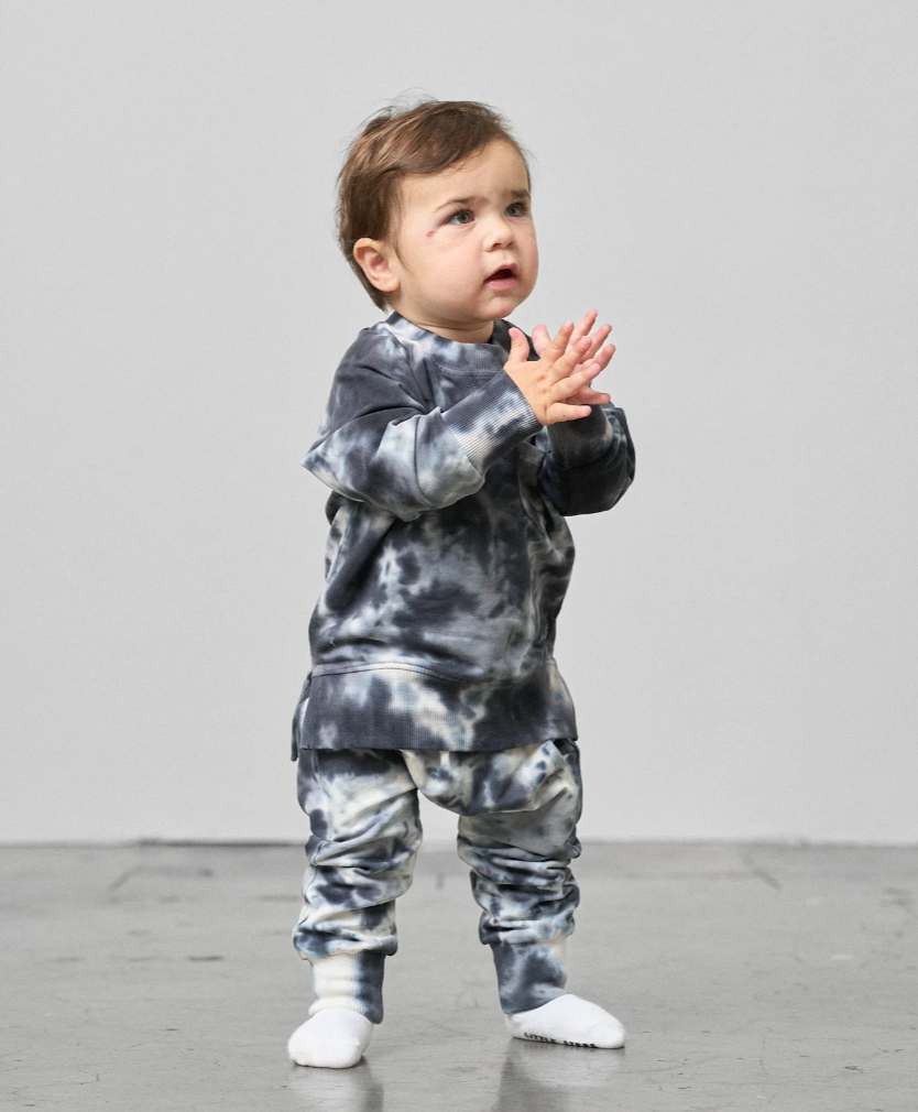 Little Bipsy - Marble Pullover in Blue (7)