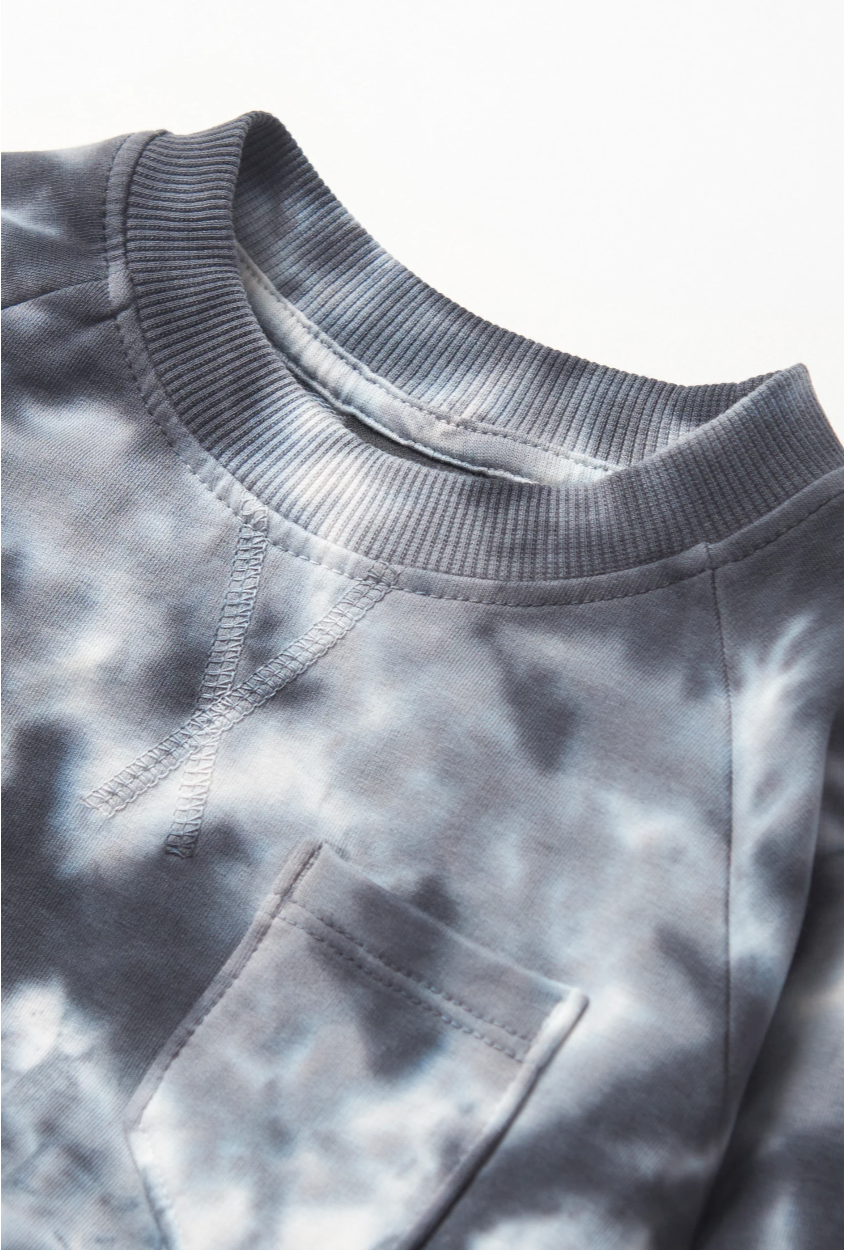 Little Bipsy - Marble Pullover in Blue (7)