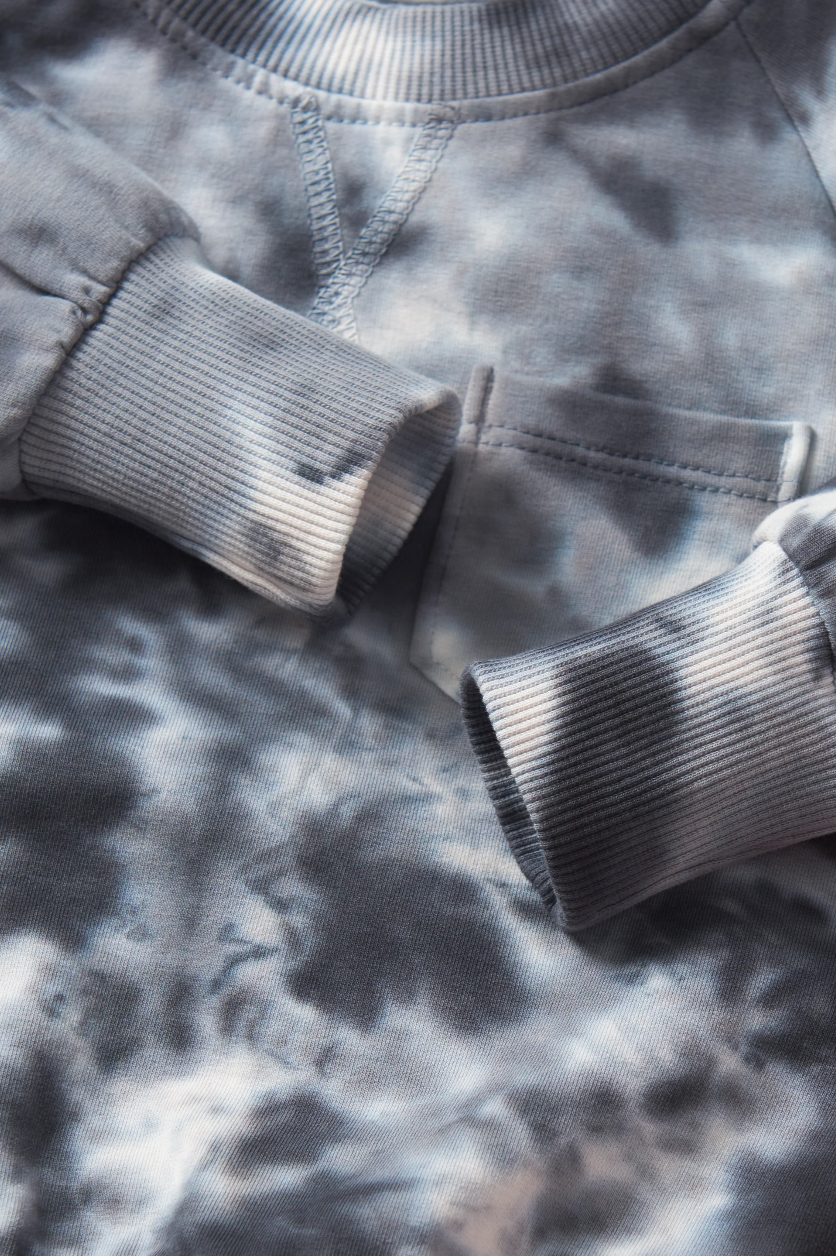 Little Bipsy - Marble Pullover in Blue (7)