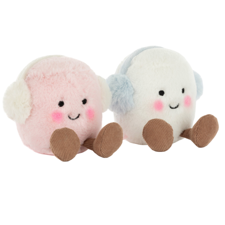 Jellycat - Toastie Pink and White Marshmallows - 4"