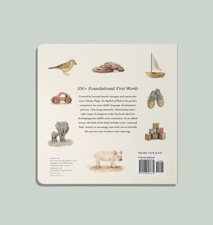 Our Big Book of First Words by Tabitha Paige - Board Book