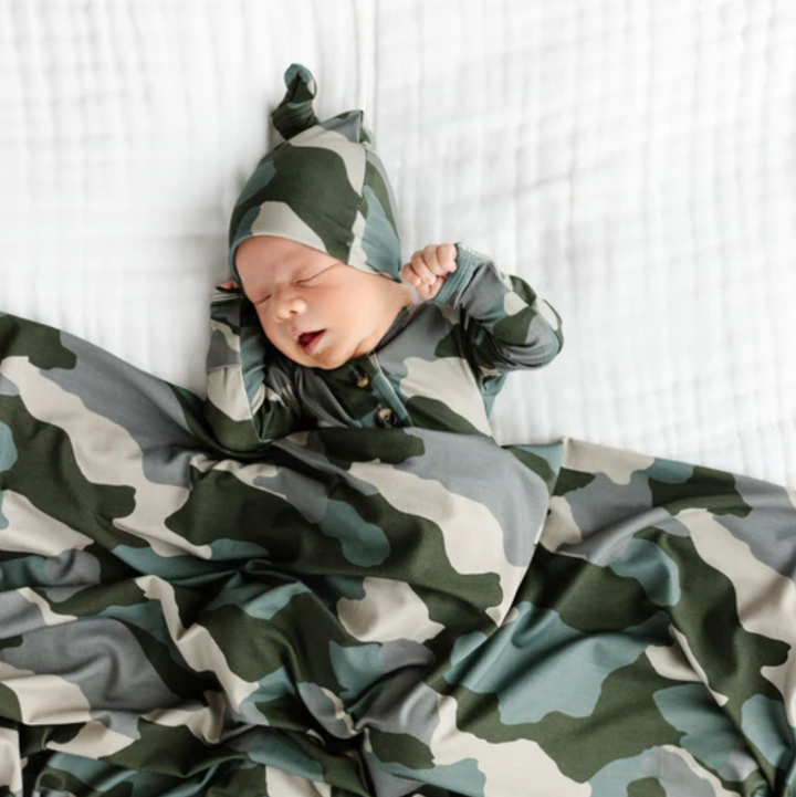 Lou Lou & Co - Roger Swaddle Blanket in Camo
