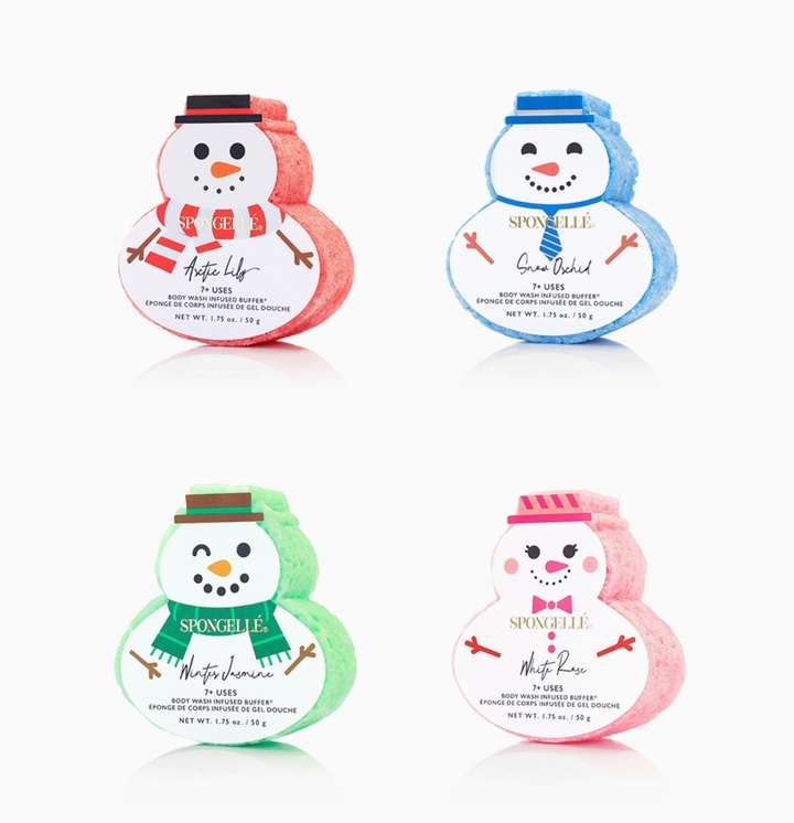 Spongelle - Body Wash Infused Buffers - Snowmen