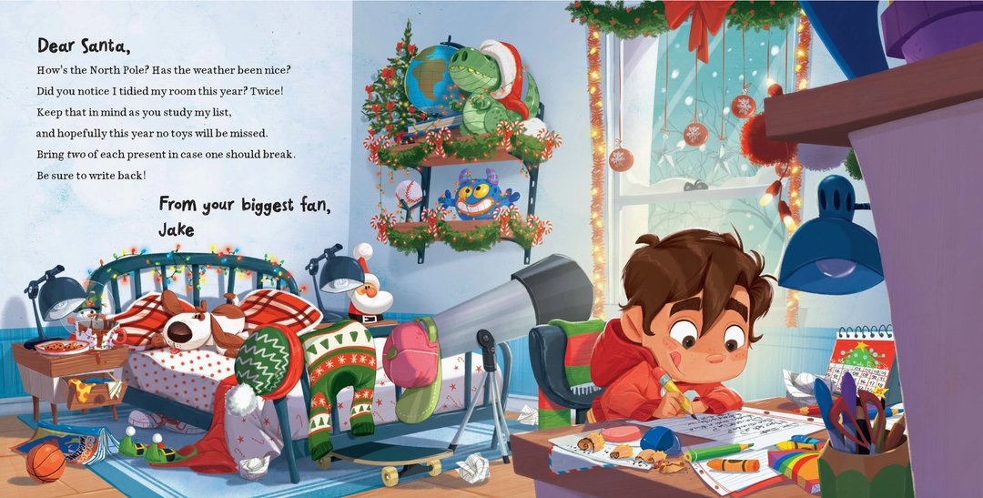 When Santa Wrote Back Hardcover Book - by Nathan Christopher