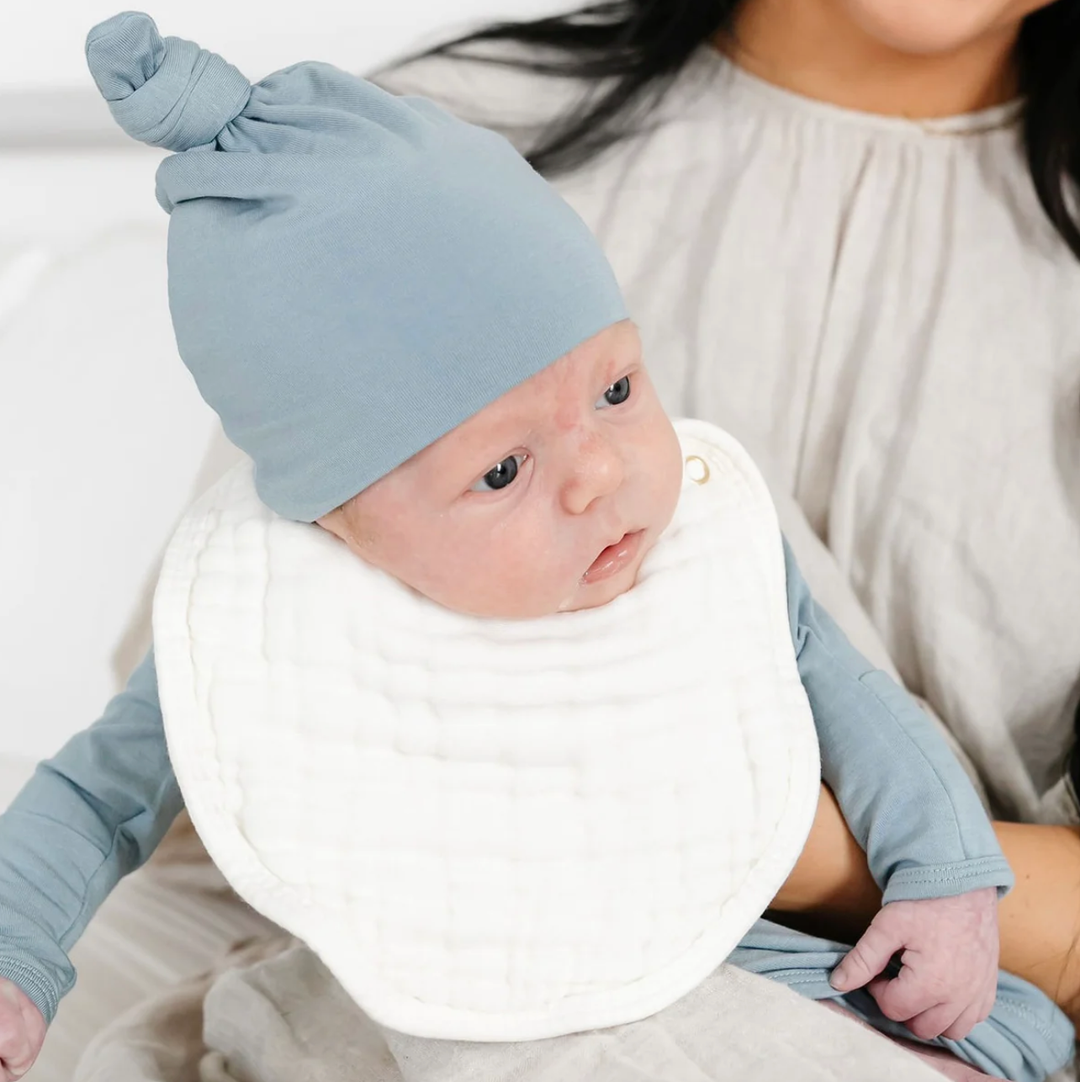 Lou Lou & Co - Cloud Muslin Bib 2-Pack in White