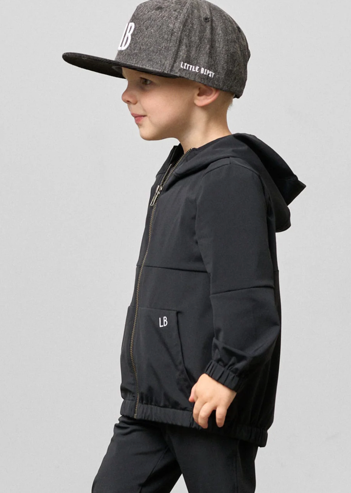 Little Bipsy - Athletic Jacket in Black (Imperfect)