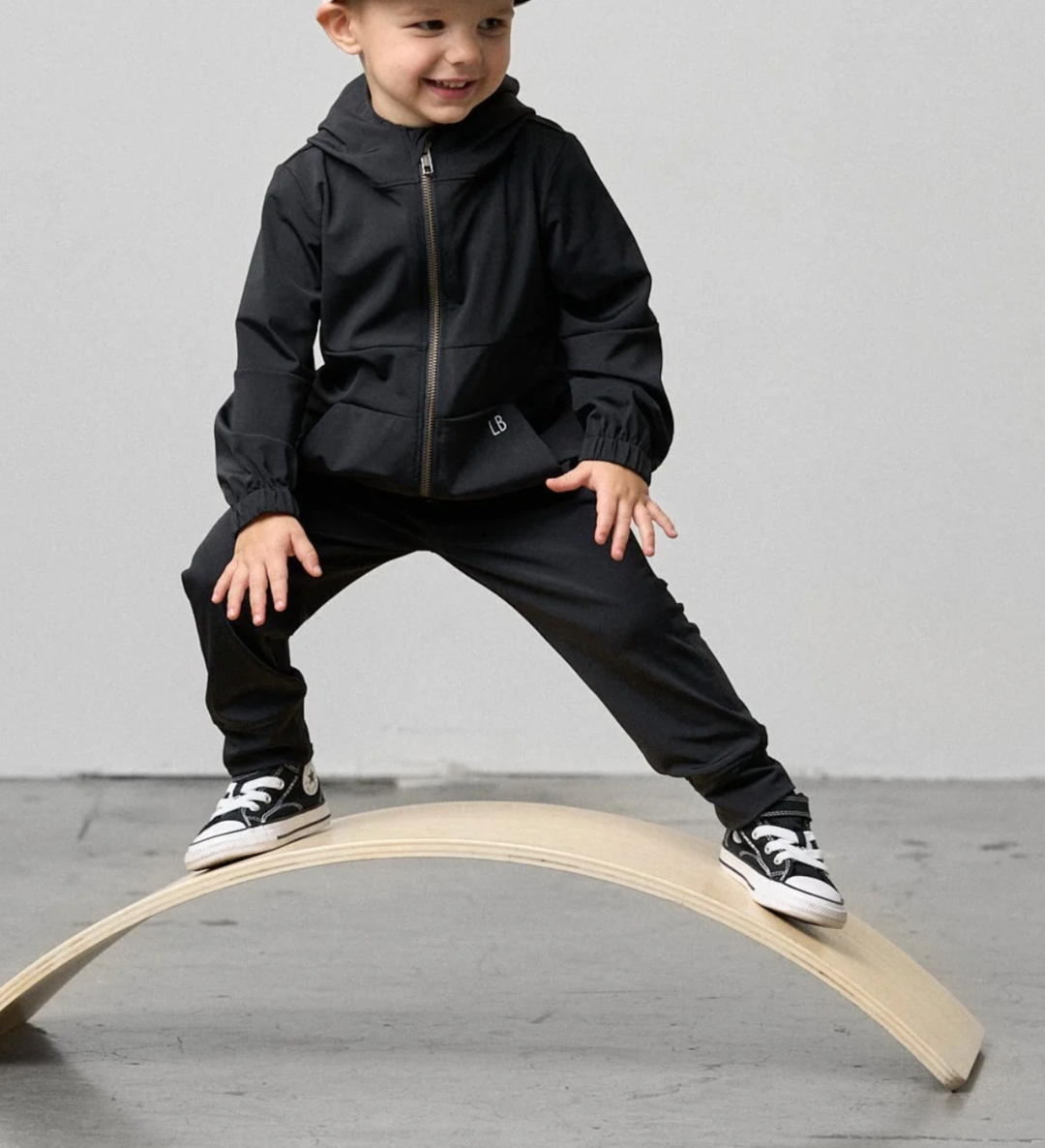 Little Bipsy - Athletic Jacket in Black (Imperfect)
