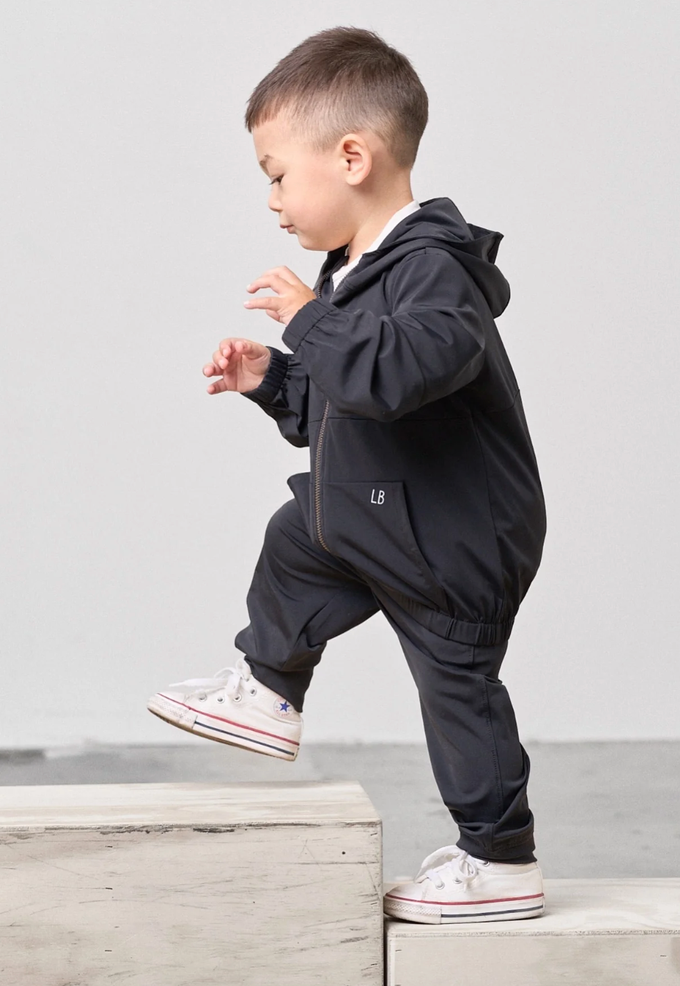 Little Bipsy - Athletic Jacket in Black (Imperfect)