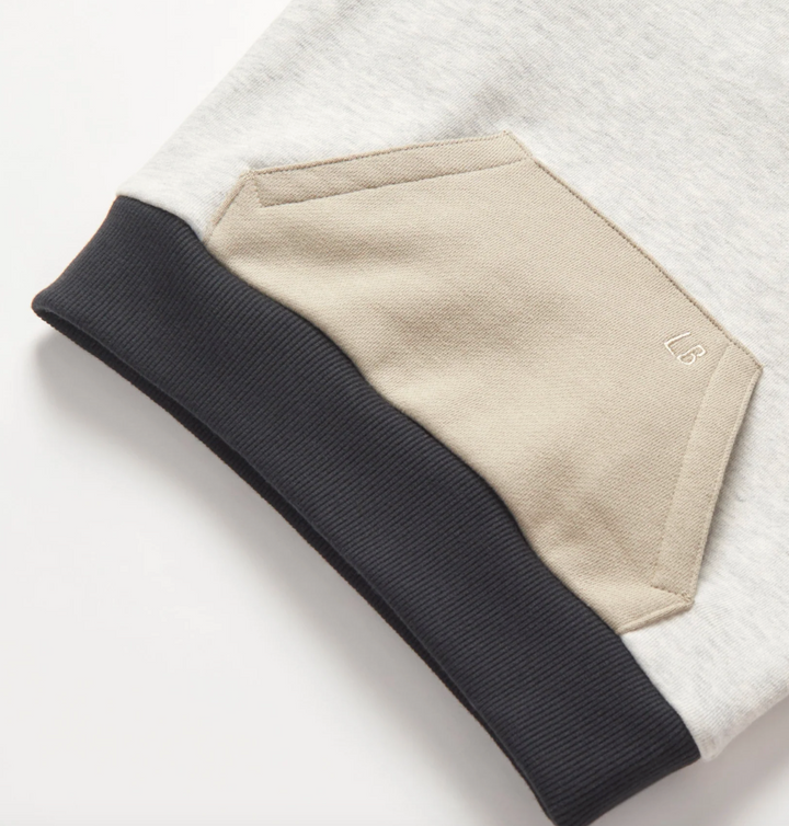 Little Bipsy - Mockneck Pullover in Stone Grey
