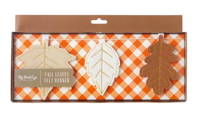 My Mind's Eye - Fall Leaves Felt Banner