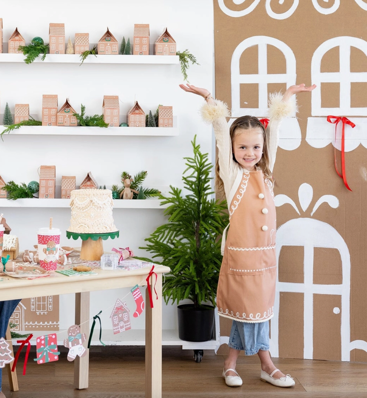 Gingerbread Kids Holiday Apron