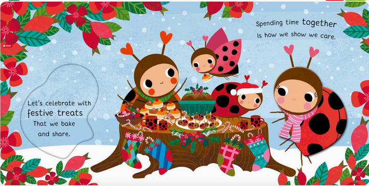 Merry Christmas My Little Cuddle Bug by Natalie Marshall - Board Book