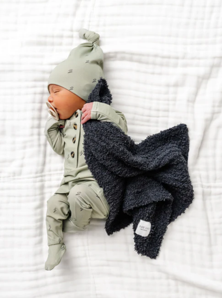 Lou Lou & Co - Nash Knotted Hat in Green with Bolts