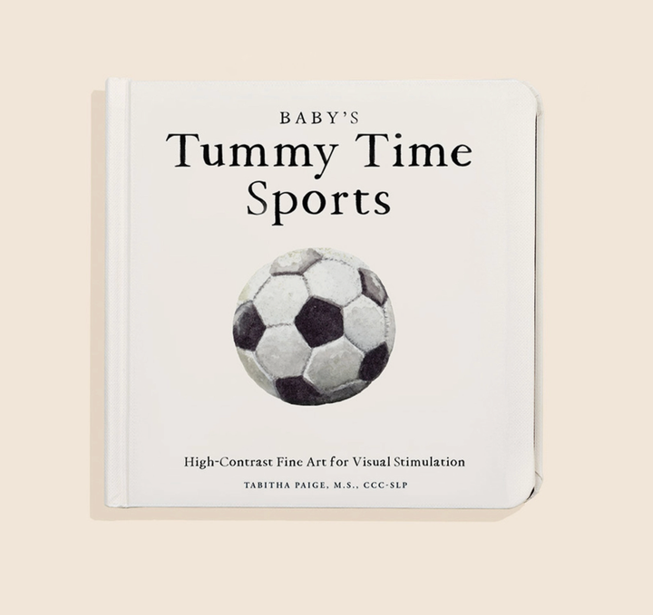 Baby's Tummy Time Sports Book by Tabitha Paige - Accordion Board Book
