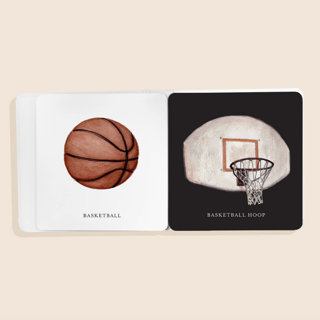 Baby's Tummy Time Sports Book by Tabitha Paige - Accordion Board Book