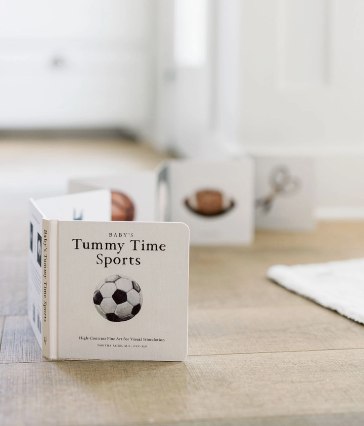 Baby's Tummy Time Sports Book by Tabitha Paige - Accordion Board Book