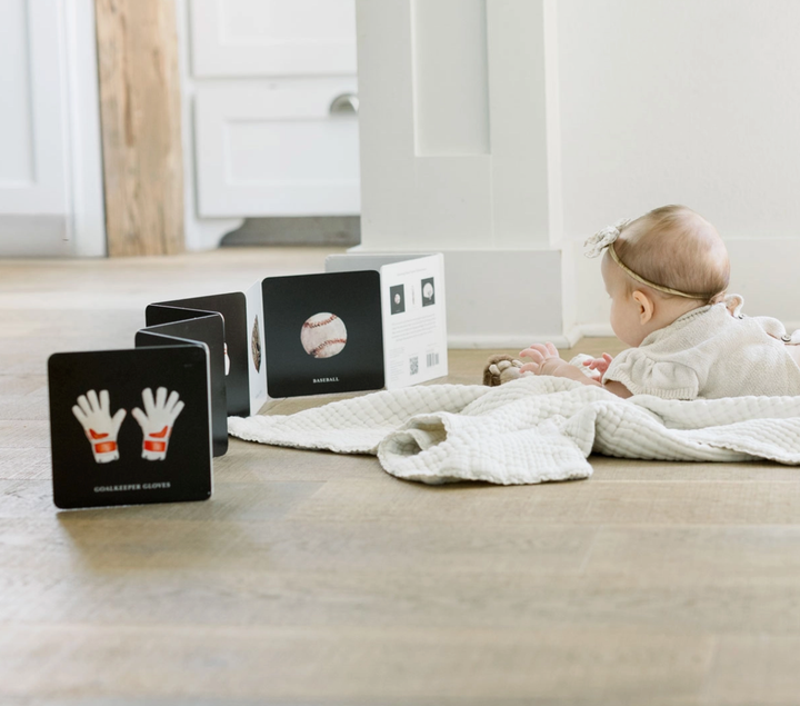 Baby's Tummy Time Sports Book by Tabitha Paige - Accordion Board Book