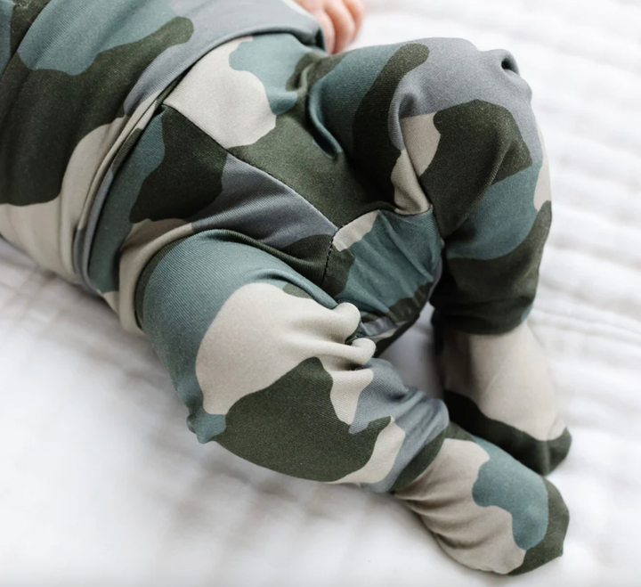 Lou Lou & Co - Infant Roger Top + Bottom Set in Camo