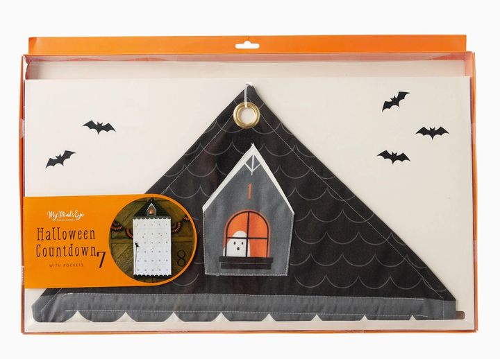 Halloween Countdown - Canvas Pocket Calendar 43"