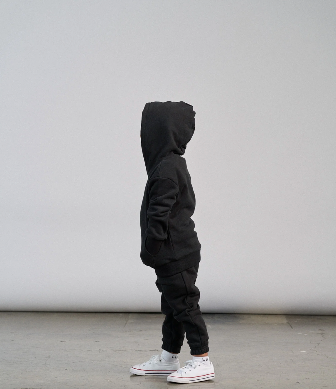 Little Bipsy - Elevated Hoodie in Black