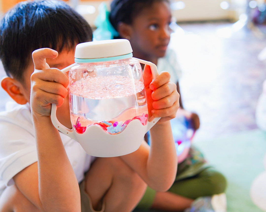 Glo Pals - Sensory Play Jar in Cloud Grey