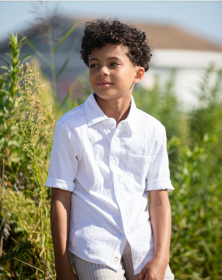 Appaman - Boys Beach Shirt in White