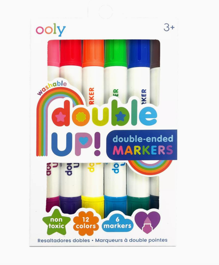 Ooly - Double Up! Double Ended Markers - Set of 6/12 Colors