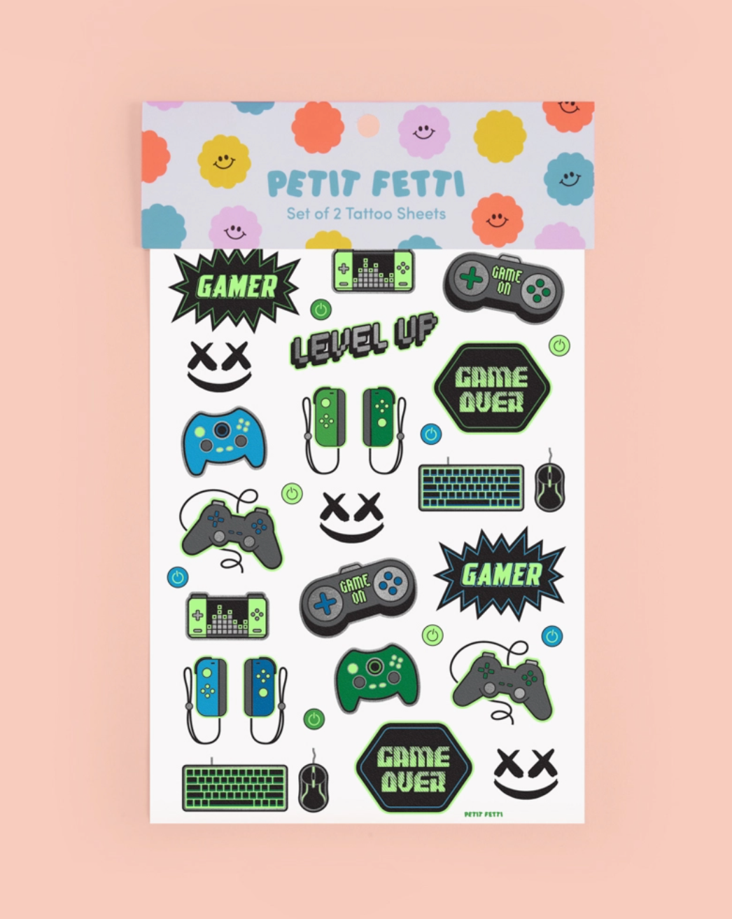 Petit Fetti Temporary Tattoos -  6 Styles Available