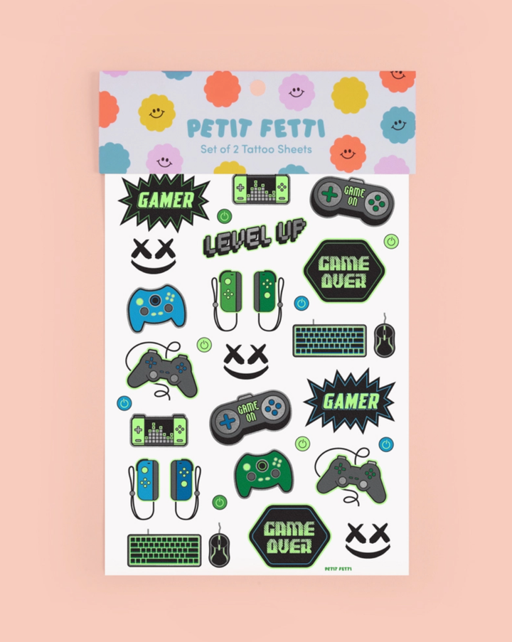 Petit Fetti Temporary Tattoos -  6 Styles Available