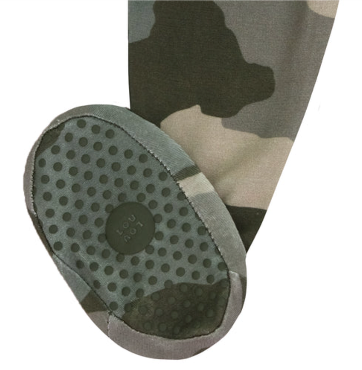 Lou Lou & Co - Roger Zipper Footies in Camo