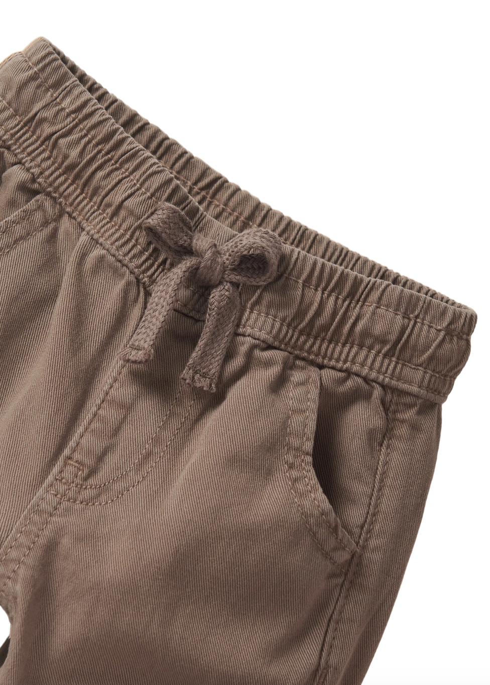 Little Bipsy - Cotton Twill Cargo Jogger in Mushroom