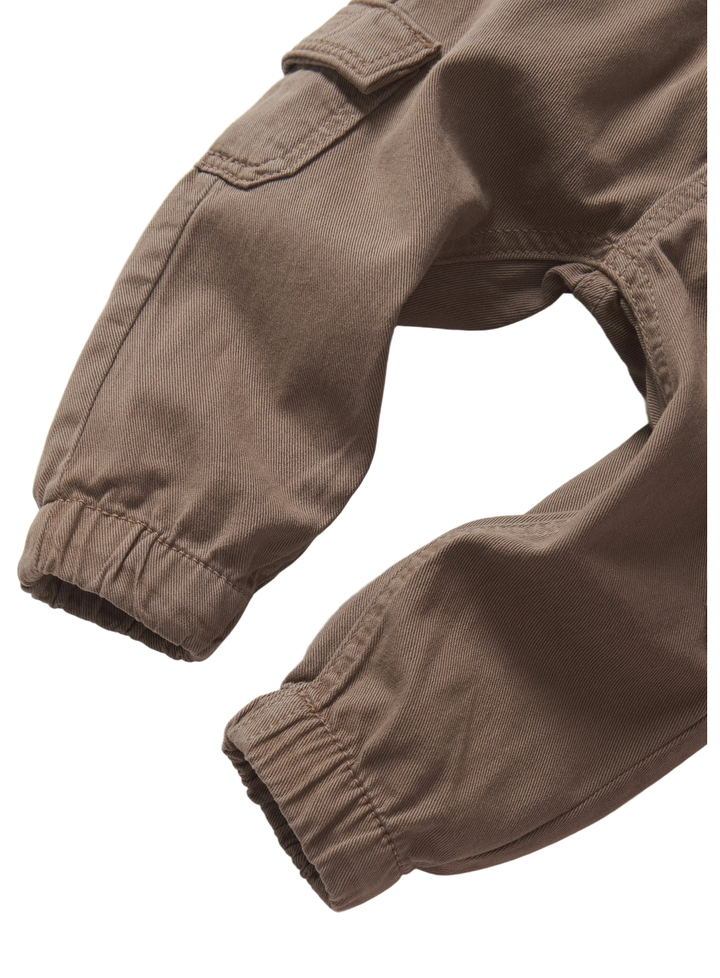 Little Bipsy - Cotton Twill Cargo Jogger in Mushroom