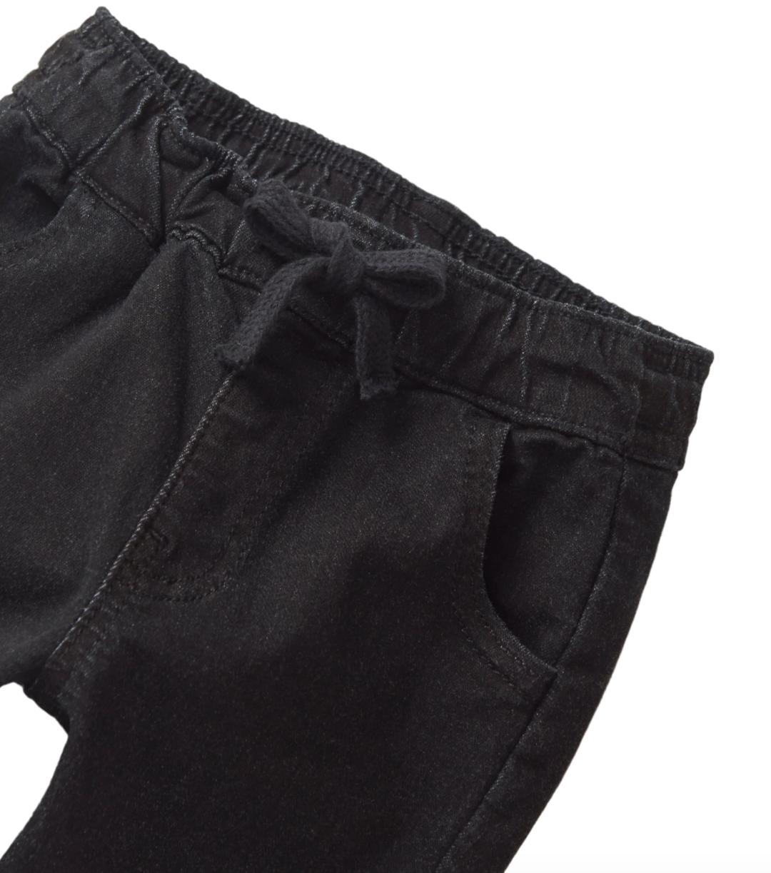 Little Bipsy - Denim Jogger in Black