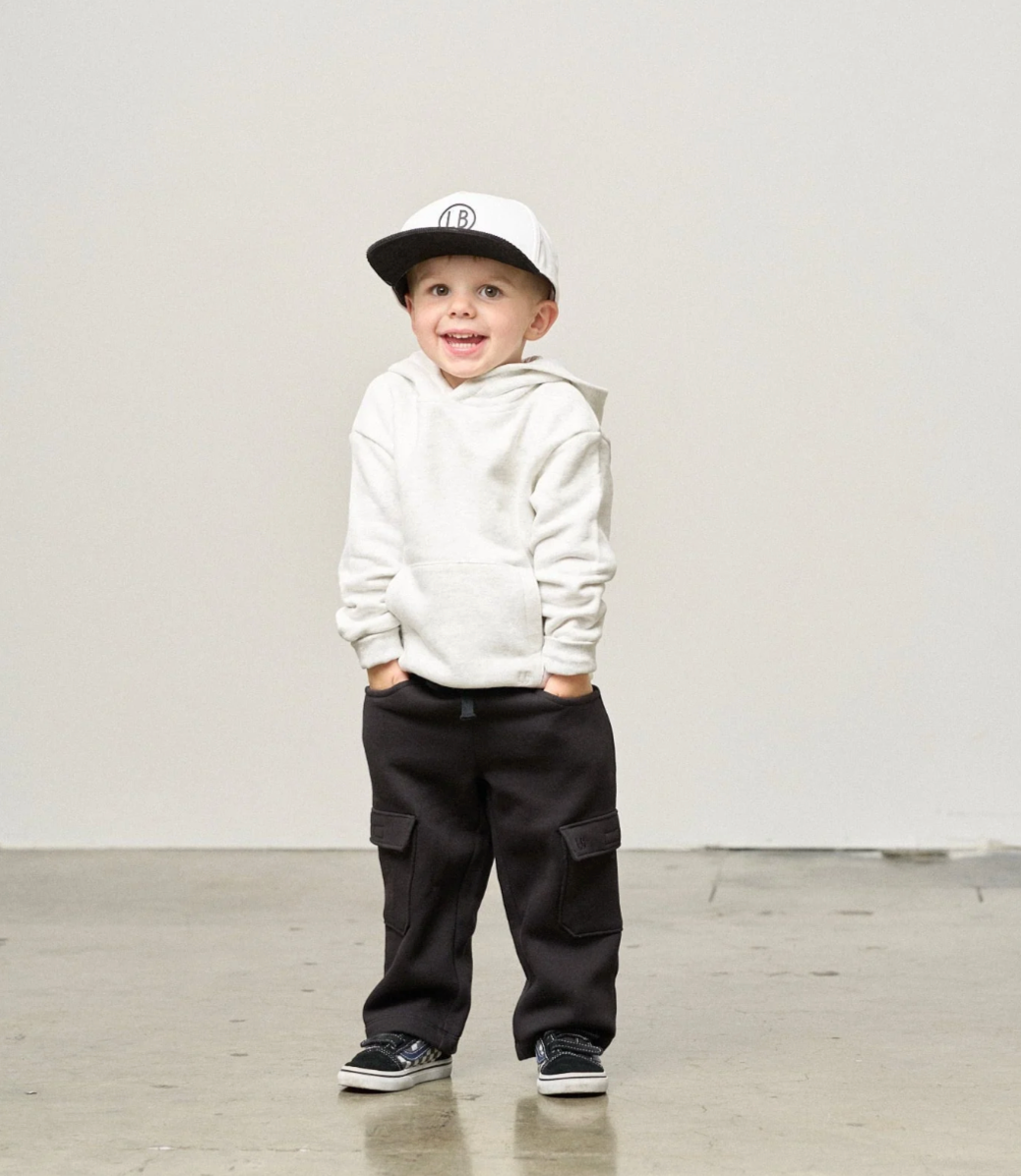 Little Bipsy - Cargo Sweatpants in Black