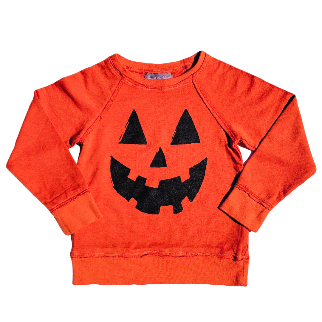 Jack-o-lantern toddler sweatshirt