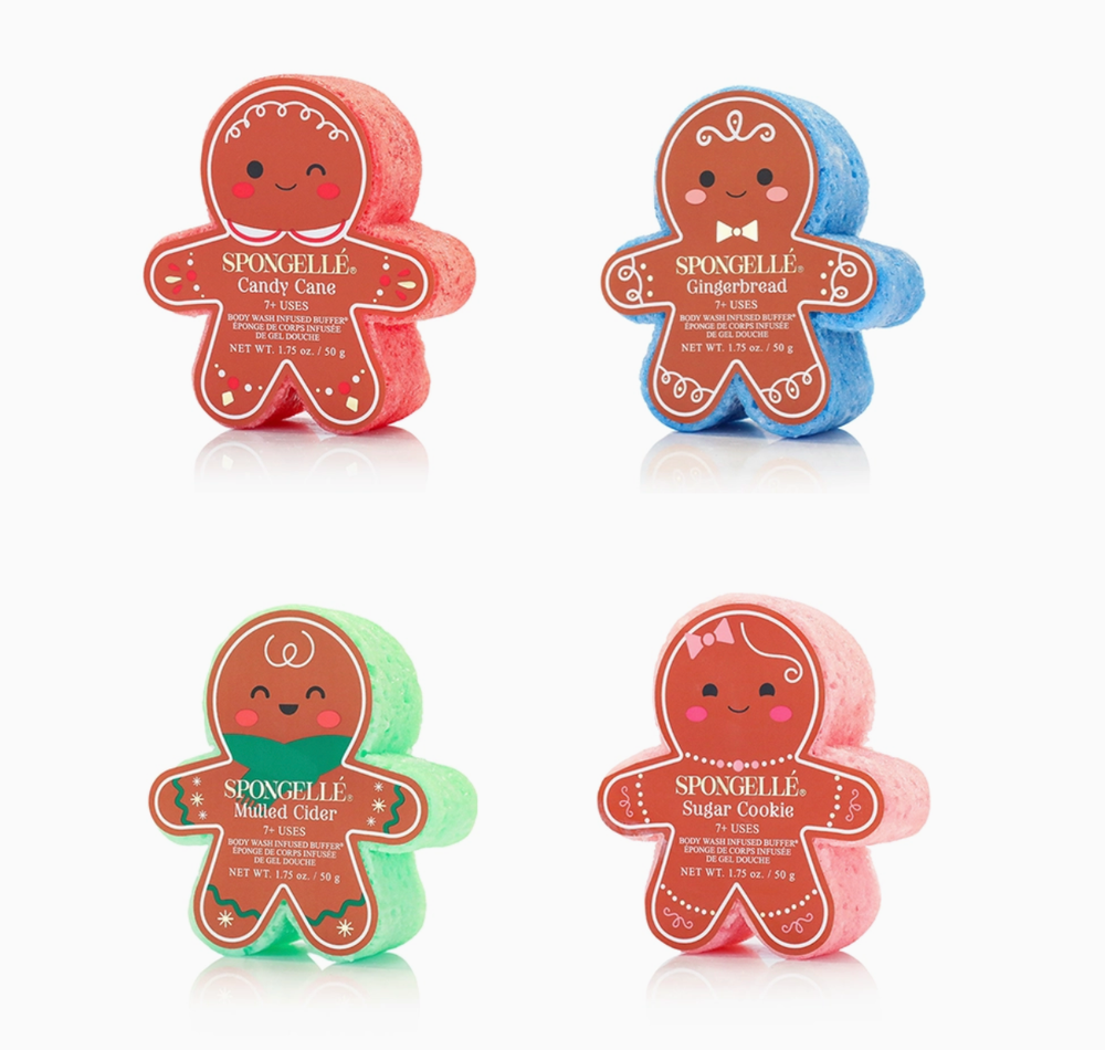 Spongelle Holiday Gingerbread Bodywash infused buffers