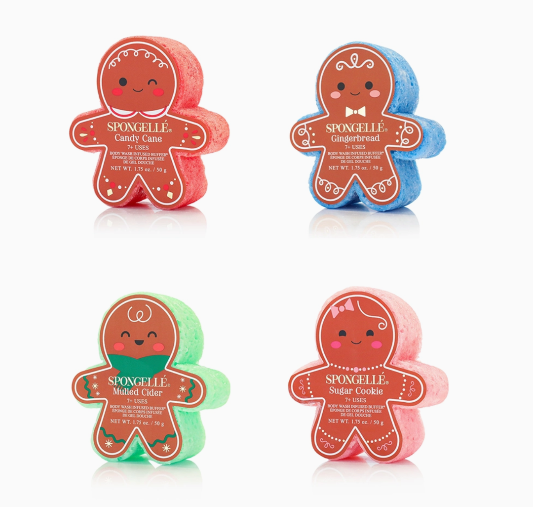 Spongelle Holiday Gingerbread Bodywash infused buffers