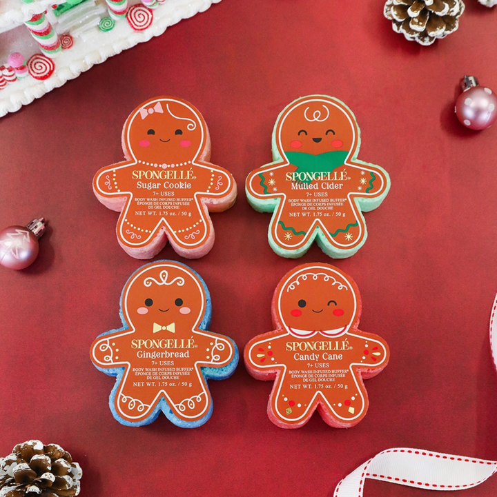 Spongelle Holiday Gingerbread Bodywash infused sponges