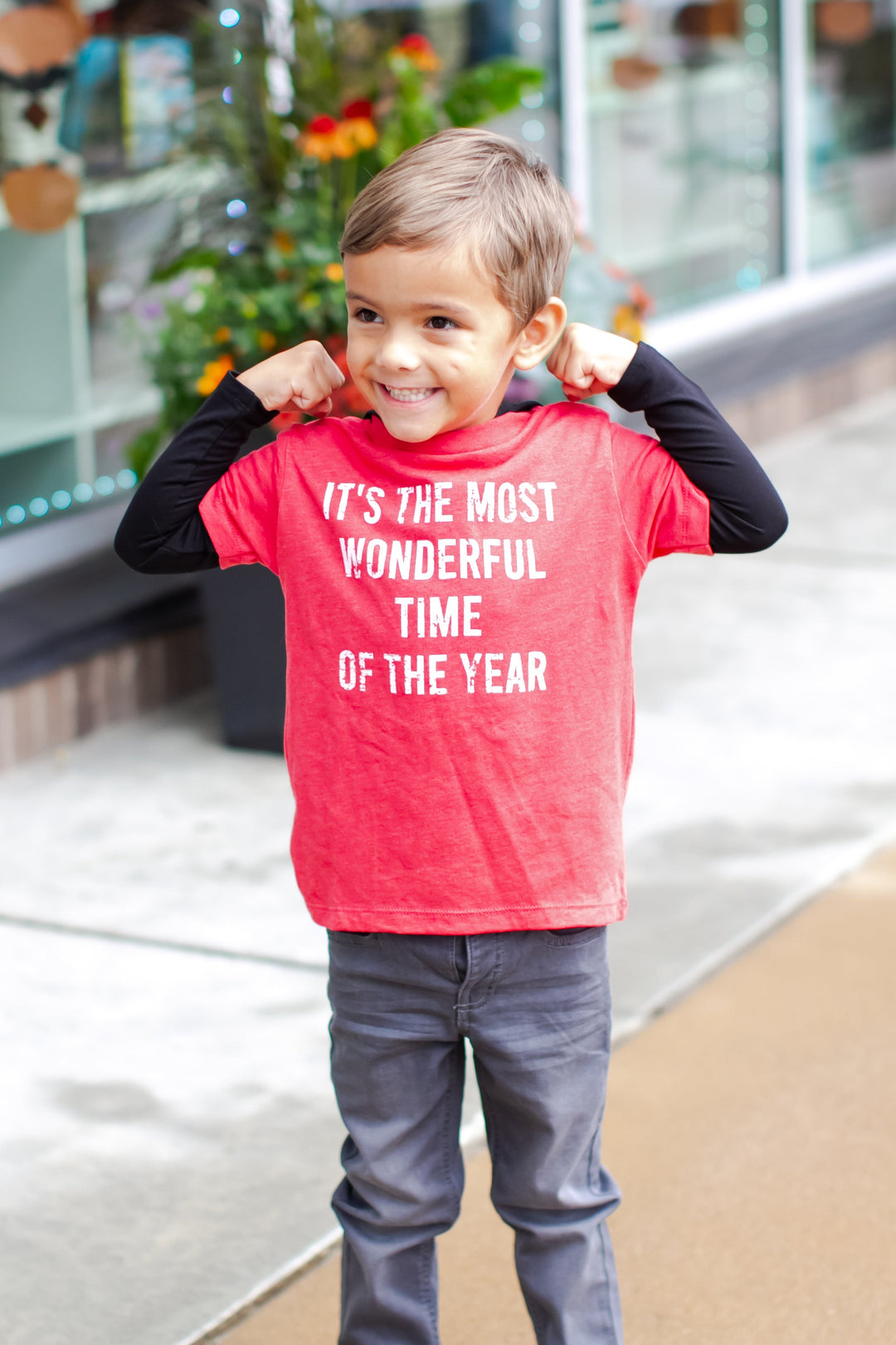 The the Most Wonderful Time of the year Christmas boys shirt