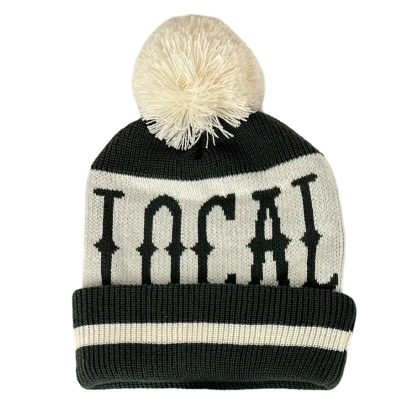 Tiny Whales local beanie black