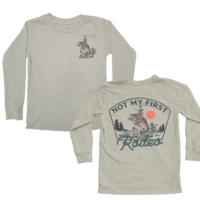 Tiny Whales not my first rodeo kids tshirt
