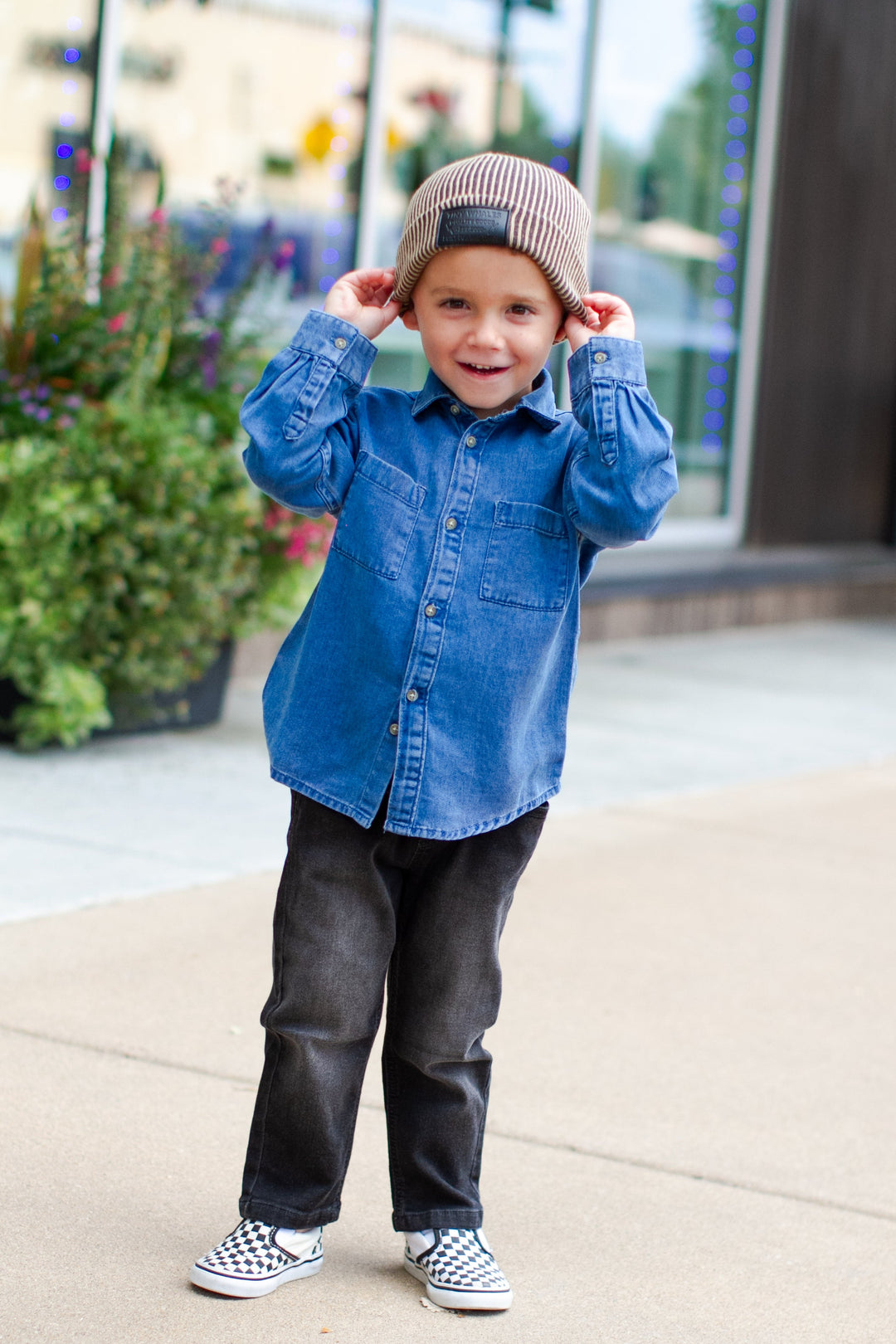 Toddler Boys soft denim shirt Mayoral