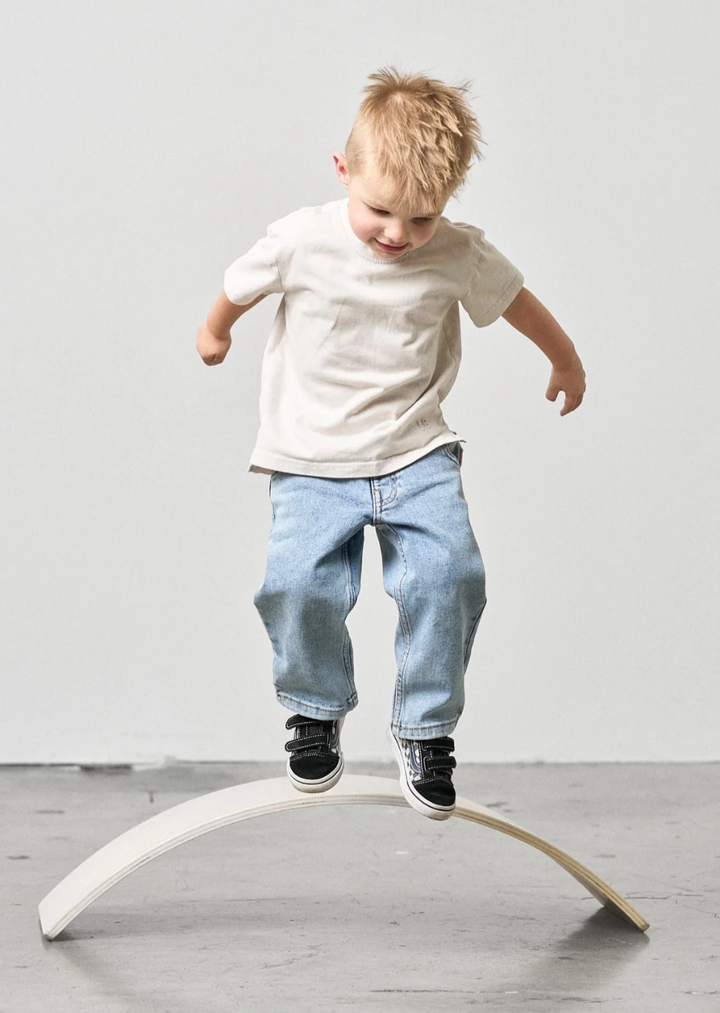 Toddler boys light wash relaxed denim