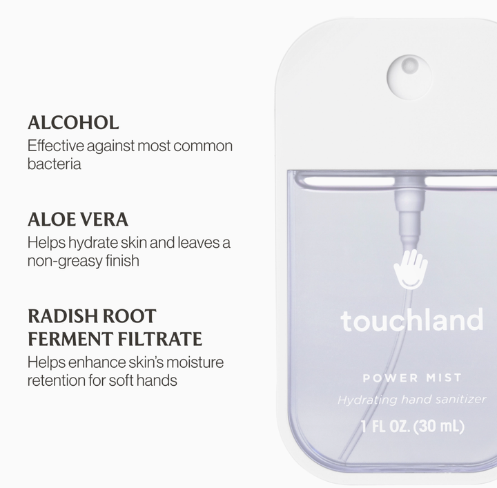 Touchland hand sanitizer benefits